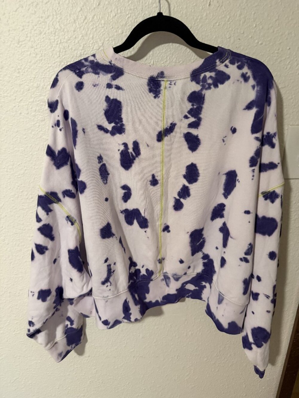 Nike Tie-Dye Crewneck Oversized Women's XL Purple/Lilac Swoosh